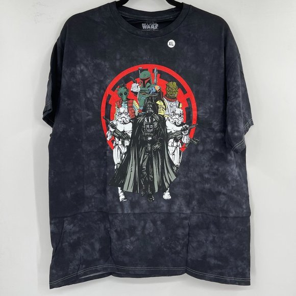 Star Wars Shirt XL Black Darth Vader Characters